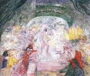 James Ensor Theater of Masks Norge oil painting reproduction